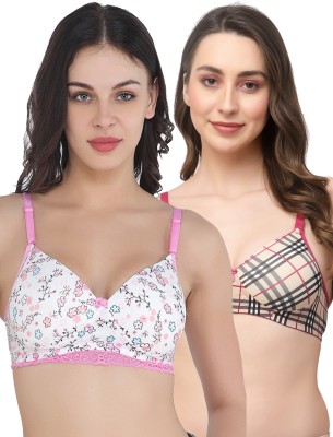 COLLEGE GIRL Women Everyday Lightly Padded Bra(Multicolor)