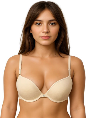 ladoenterprises Megan Rose Women Everyday Lightly Padded Bra(Beige)
