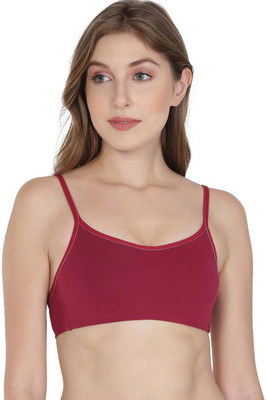 JOCKEY Women Training/Beginners Non Padded Bra(Red)