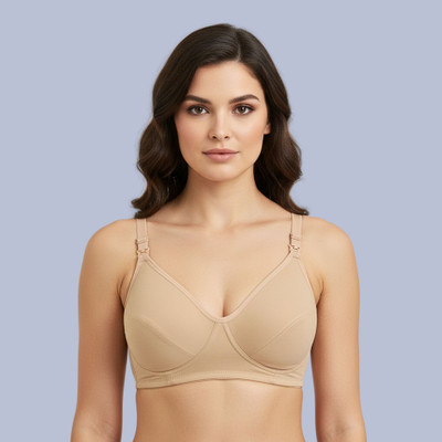 Lovanna fashion Lovanna Feeding bra Women Maternity/Nursing Non Padded Bra(Beige)