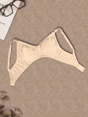 FabGarment Women Full Coverage Lightly Padded Bra(Beige)