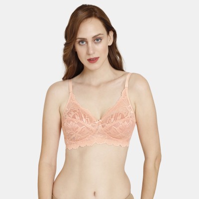 Rosaline By Zivame Women Full Coverage Non Padded Bra(Orange)