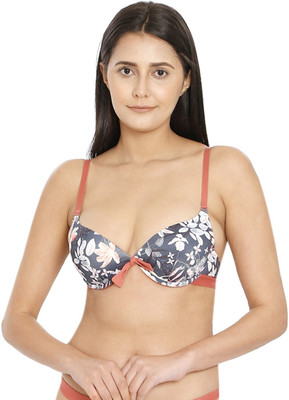 ilraso Women Everyday Heavily Padded Bra(Black)