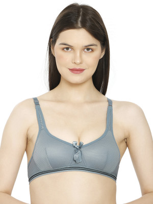 ilraso Women T-Shirt Lightly Padded Bra(Dark Blue)