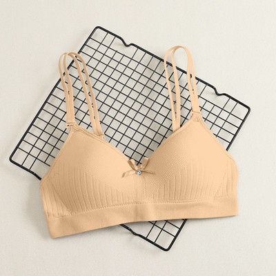 NAGARVEL CREATION E/309-SKN-P01-38 Women Push-up Lightly Padded Bra(Beige)