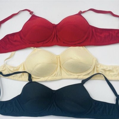 ultra undies Womens Bra's Women Everyday Heavily Padded Bra(Red, Beige, Blue)