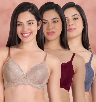 Susie Women Full Coverage Lightly Padded Bra(Multicolor)