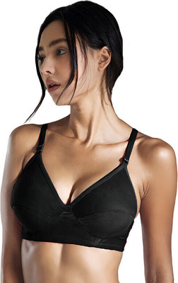 AF FASHION GALLERY Women Everyday Non Padded Bra(Black)