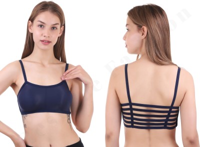 Restore Fashion 071 Women Bralette Lightly Padded Bra(Dark Blue)