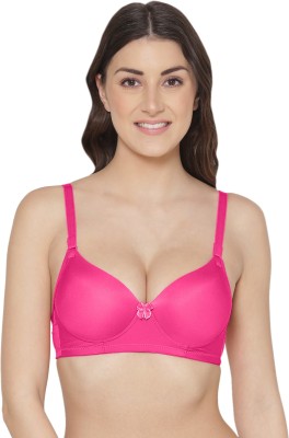 TWEENS Tweens Women's Light Padded Cotton Rich Full Coverage Bra Women Push-up Heavily Padded Bra(Pink)