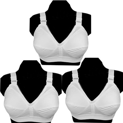 Jd Multiseler CNTRL-BRA Women Everyday Non Padded Bra(White)
