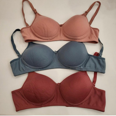 Wonkey Women Push-up Lightly Padded Bra(Multicolor)