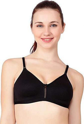 RAJORAMART Women Full Coverage Non Padded Bra Cotton Comfort Daily Wear Lingerie for Women Women Full Coverage Non Padded Bra(Pink)