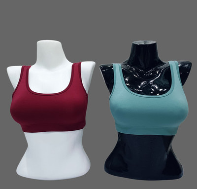 ZUHAIRA NEHA SHUKLA Women Sports Non Padded Bra(Light Green)