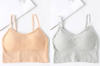 Cup's-In Zion Bra Women Minimizer Non Padded Bra(Brown, Grey)