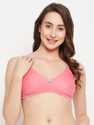 Clovia Women Full Coverage Non Padded Bra(Pink)