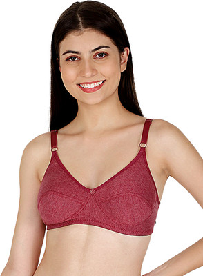 Nutex Sangini Double Layered Bra Women Everyday Non Padded Bra(Maroon)