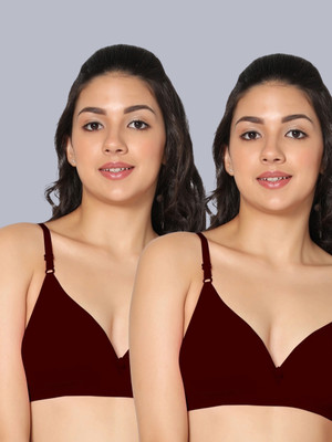 Eden Women Sports Non Padded Bra(Red)
