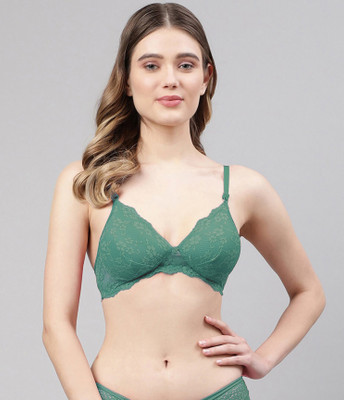 aamarsh Padma Bra Women Minimizer Lightly Padded Bra(Green)