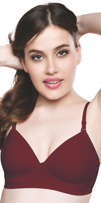 Trylo BAE Women Full Coverage Lightly Padded Bra(Maroon)