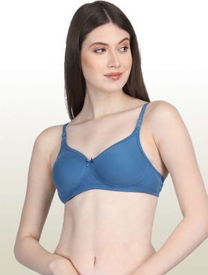 FiveFlag Women Push-up Lightly Padded Bra(Light Blue)