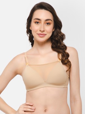 Clovia Women Maternity/Nursing Non Padded Bra(Beige)