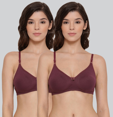 Lyra Women T-Shirt Non Padded Bra(Brown)