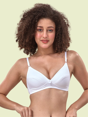 Lyra by Lux Lyra LYRA 501 Women Plunge Non Padded Bra(White)