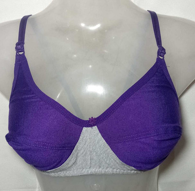 MADHAV NA Women Everyday Non Padded Bra(Purple)
