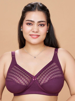 Sztori Women Minimizer Non Padded Bra(Purple)