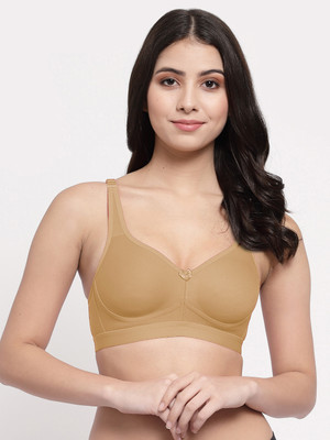 COLLEGE GIRL CG1215 Women Full Coverage Lightly Padded Bra(Brown)