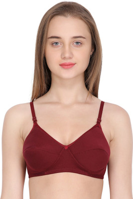 HouseOfCommon Women Push-up Heavily Padded Bra(Maroon)