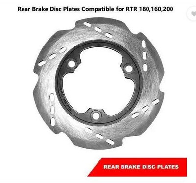 shopylife Rear Brake Disc Plates Compatible for Apache RTR 160 / 180 / 200 Brake Disc Brake Caliper