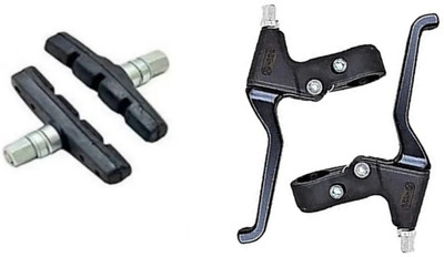 PICA BREAK SHOE+BREAK CLUTCH LEVER COMBO PACK Brake Shoe(Black)