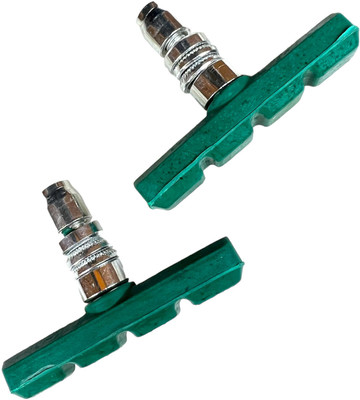 NSV Cycle Brake Shoes For Bicycle Brake Pads Brake Rubber Set of 2 Brake Shoe(Green)
