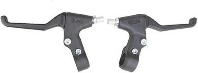 CYCLOWN ALL BLACK ALUMINIUM TYPE MADE IN INDIA PREMIUM QUALITY CYCLE BRAKE LEVER SET Brake Shoe(Black)