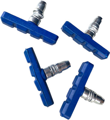 NSV Pack of 4 Break Shoe for Bicycles Brake Shoe(Blue)