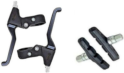 PICA BREAK CLUTCH LEVER + BREAK SHOE COMBO PACK Brake Shoe(Black)