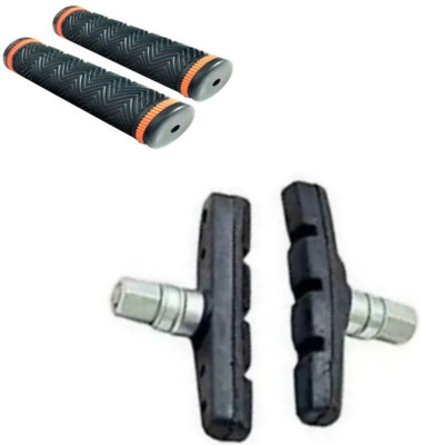 PICA BREAK SHOE+HANDLE GRIP COMBO SET Brake Shoe(Black)