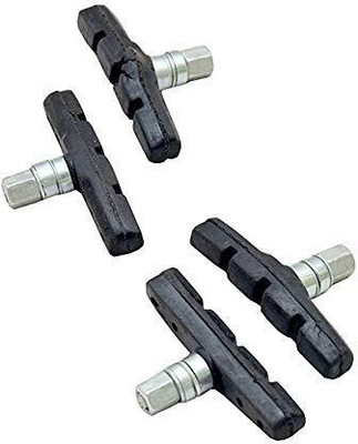 Upgena 4PCS LONG LASTING ANTIFRICTION CYCLE BRAKE RUBBER Brake Shoe(Multicolor)