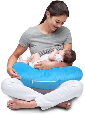 UNIBEE Baby Breastfeeding Pillow with Removable Cover & Size Adjustable Belt (0-2Years) Breastfeeding Pillow