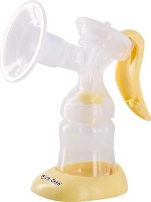 Dr. Odin Manual Breast Pump with Lid BPA Free- 150 ml  - Manual(Yellow)