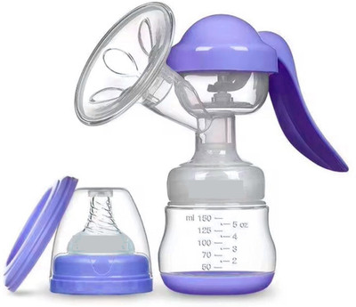 bdtc Manual Breast Pump for Feeding Mothers –3-Level Suction Adjustment  - Manual(Purple)