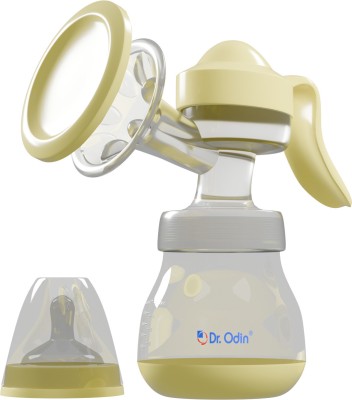 Dr. Odin OMP001 Manual Breast Pump for Baby Feeding | Milk Suction Device  - Manual(Yellow)