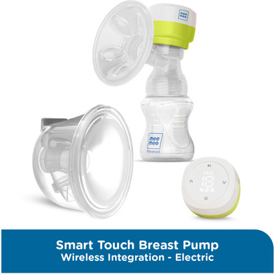 MeeMee Smart Touch Breast Pump, Intelligent Portability and Wireless Integration  - Electric(Multicolor)