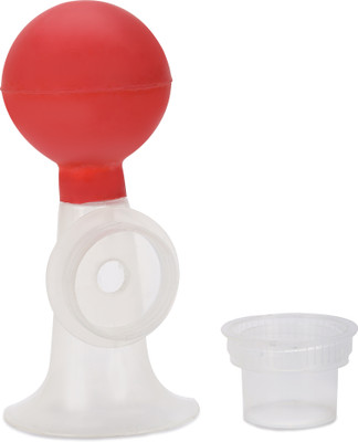 SHASHICO Manual Breast Pump | Portable Milk Extractor with Soft Silicone Cup & Easy Grip  - Manual(White)
