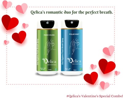 Qelica Rakhi Special Mouth Freshener Long-Lasting Kiss-Ready Breath Freshness Spray(20 g)