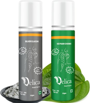 Qelica Instant Mouth and Breath Freshner Ice Effect Coolest Long Lasting Spray(20 g)