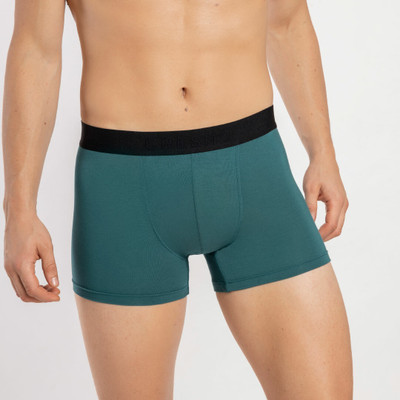 CRESMO Men Regular Fit Micro Modal Teal Trunk Pack Of 1 Brief