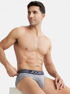 JOCKEY Men MM04 Breathable Microfiber Mesh with StayDry Tech Brief